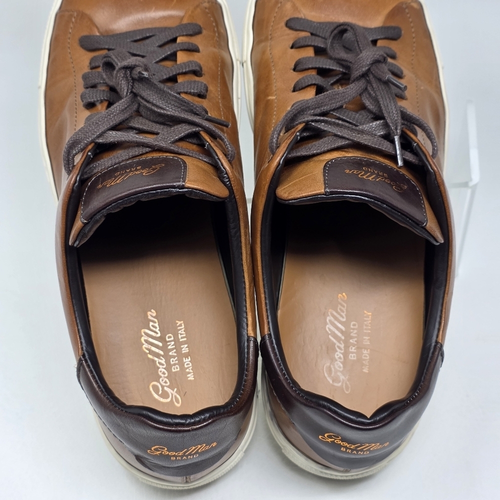 Good Man Brand Mens Legend Cognac Low Tops Sneakers Shoes Size 10 Pre-owned - Picture 10 of 11